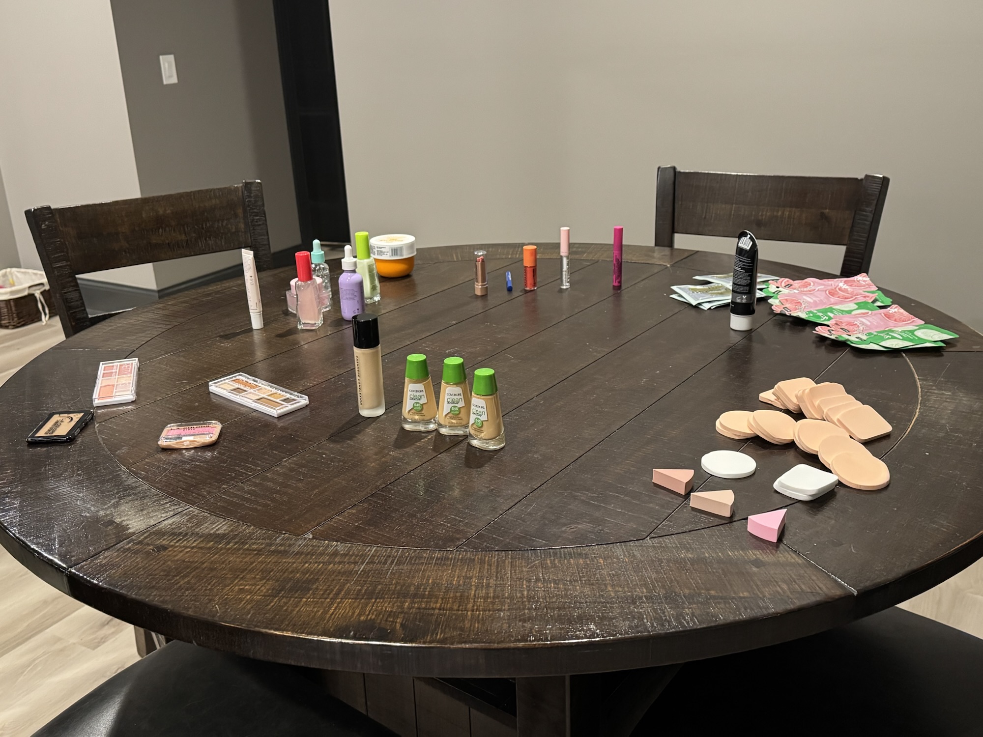 Dollar Tree glam station setup